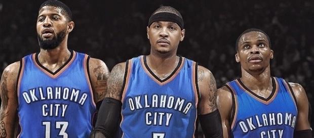George-Anthony y Westbrook forman ahora el tridente más mediático de la liga. Foto: www.sopitas.com George-Anthony y Westbrook forman ahora el tridente más mediático de la liga. Foto: www.sopitas.com