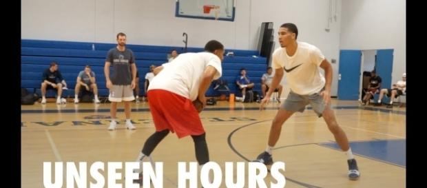 Jayson Tatum dreams of guarding LeBron James. (Image Credit - Pure Sweat Basketball/YouTube Screenshot) Jayson Tatum dreams of guarding LeBron James. (Image Credit - Pure Sweat Basketball/YouTube Screenshot)