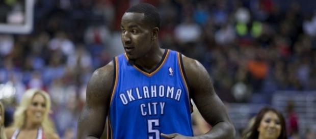 Kendrick Perkins with the OKC Thunder (Image Credit: Keith Allison/Flickr) Kendrick Perkins with the OKC Thunder (Image Credit: Keith Allison/Flickr)