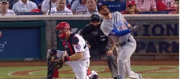 Kris Bryant strikes out against Stephen Strasburg - image - MLB / Youtube Kris Bryant strikes out against Stephen Strasburg - image - MLB / Youtube