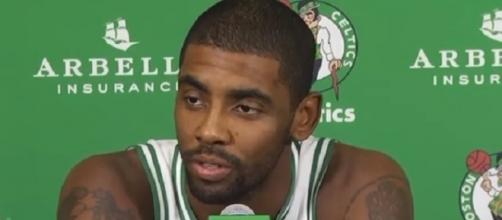 Kyrie Irving played six years with the Cavaliers before he was traded to the Celtics in the offseason -- ESPN via YouTube