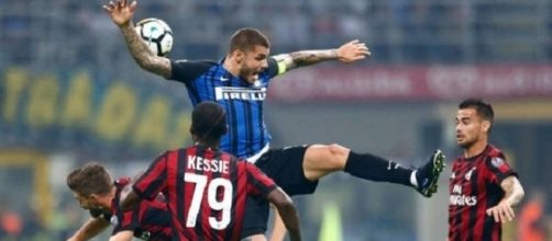 Uno scatto di Inter-Milan 3-2.
