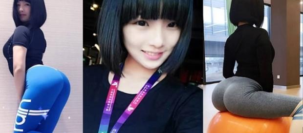 Gao Qian, a dona do bumbum mais bonito e maior da China Gao Qian, a dona do bumbum mais bonito e maior da China