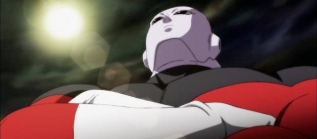 Jiren mira por encima del hombro a todos los participantes Jiren mira por encima del hombro a todos los participantes