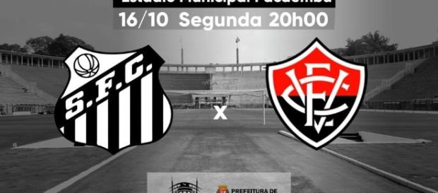 Santos x Vitória ao vivo nesta segunda Santos x Vitória ao vivo nesta segunda