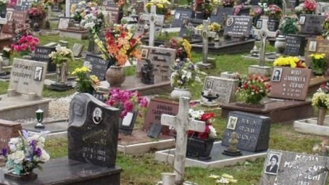 L'immagine di uno dei cimiteri italiani
