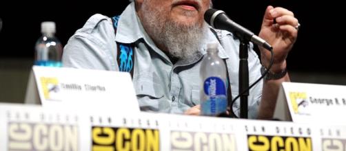 George RR Martin will not work on other anthologies until he finishes the "ASOIAF" series. [Image via Gage Skidmore/Wikimedia Commons]