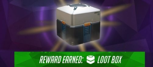 An 'Overwatch' loot box. (image source: Muselk/YouTube)