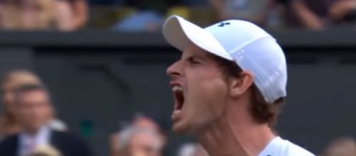 Andy Murray celebrating a win during 2017 Wimbledon/ Photo: via Wimbledon/YouTube