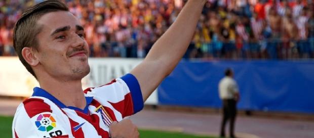 Atletico Madrid striker Antoine Griezmann celebrates one of his goals in the past. (Image Credit: Edison Yagual/Flickr) Atletico Madrid striker Antoine Griezmann celebrates one of his goals in the past. (Image Credit: Edison Yagual/Flickr)