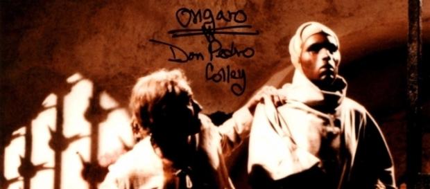 Charlton Heston e Don Pedro Colley Charlton Heston e Don Pedro Colley