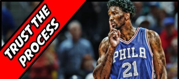 Joel Embiid is trying to trust the process with his minutes restriction - SDC/Youtube Joel Embiid is trying to trust the process with his minutes restriction - SDC/Youtube