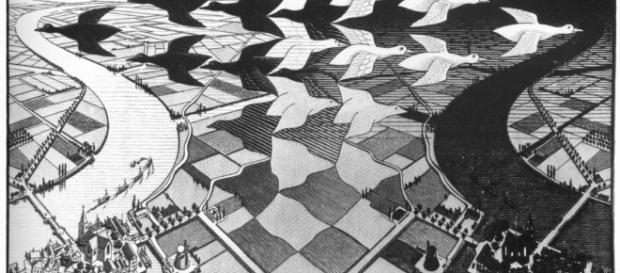 L'arte di Escher (foto da artwave.it) L'arte di Escher (foto da artwave.it)