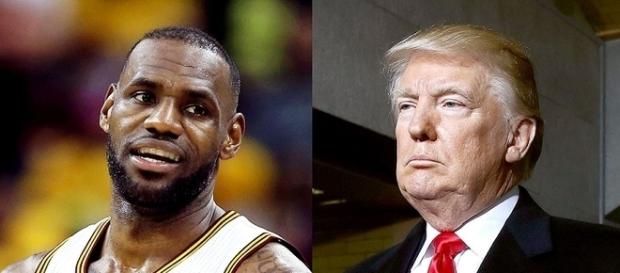 LeBron James, Donald Trump, via Twitter LeBron James, Donald Trump, via Twitter