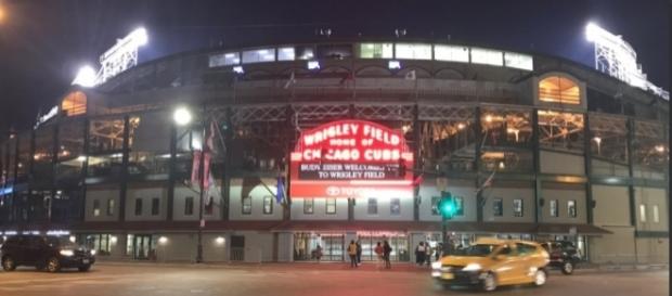 Wrigley Field at the end of the regular season - Self taken image Wrigley Field at the end of the regular season - Self taken image