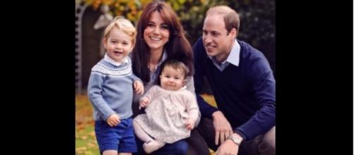 Family picture of Royal Family of Cambridge. United News International/YouTube screen cap