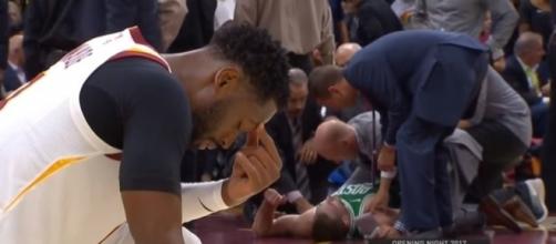 The 5 most gruesome NBA injuries (Video) NBA [Conference / YouTube screencap]