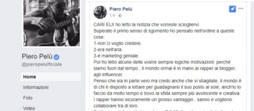 Piero Pelù risponde su Facebook allo scioglimento degli Elii