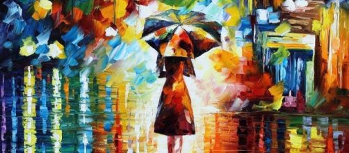 Rain Princess- 1059x1061 - Leonid Afremov