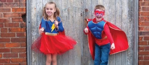 Superhero costumes are incredibly popular this Halloween season. (Image Credit: Dianne Stitzel and Great Pretenders, used with permission.)