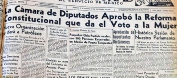El 17 de octubre de 1953, en México la mujer obtuvo el derecho al voto. El 17 de octubre de 1953, en México la mujer obtuvo el derecho al voto.