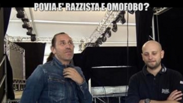 Lo scherzo de Le Iene al cantante Povia