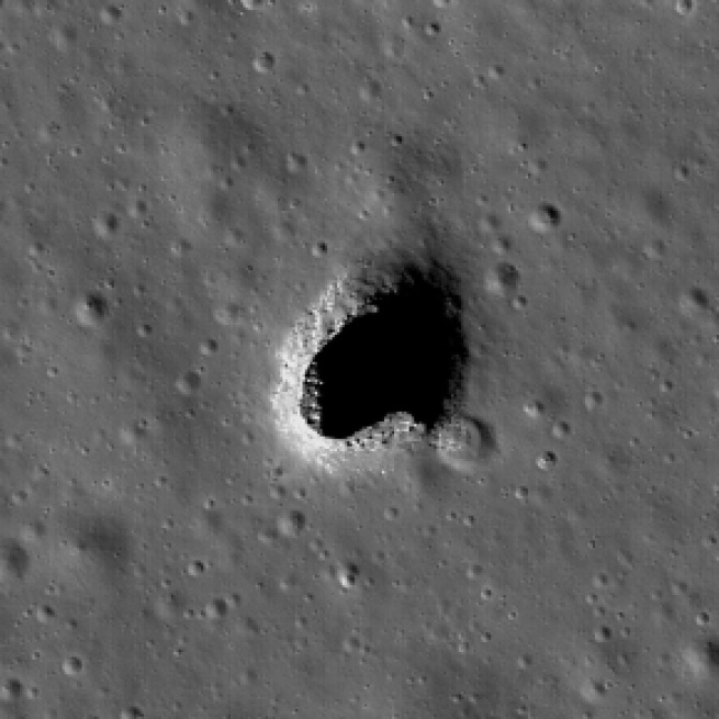 Marius Hills Skylight [image courtesy NASA]