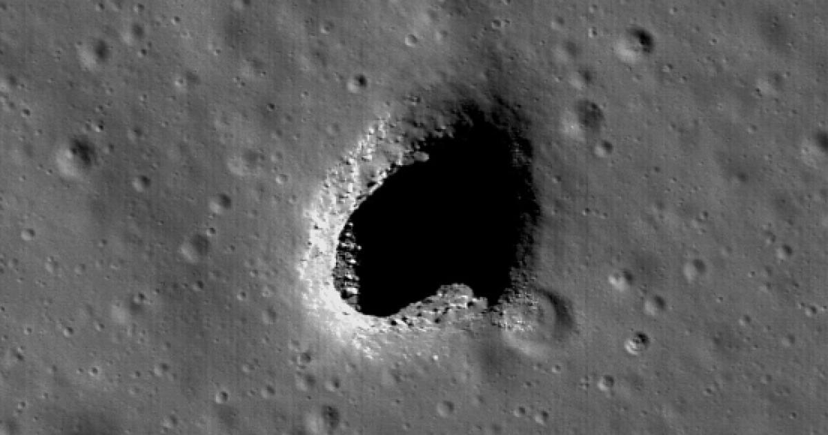 Scientists Locate And Measure A Lava Tube On The Moon 