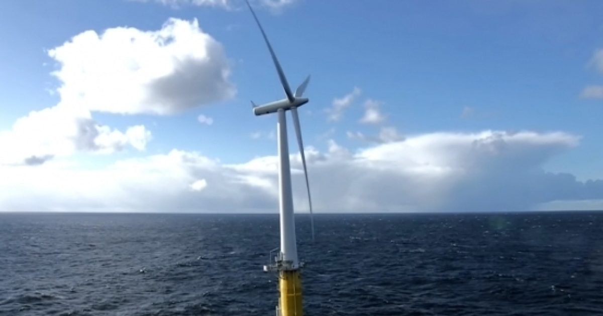 Earth's First Floating Wind Farm Starts Production