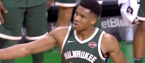 Giannis Antetokounmpo exploded for 37 points in the Bucks' win over the Celtics -- (Image Credit: FreeDawkins/YouTube)