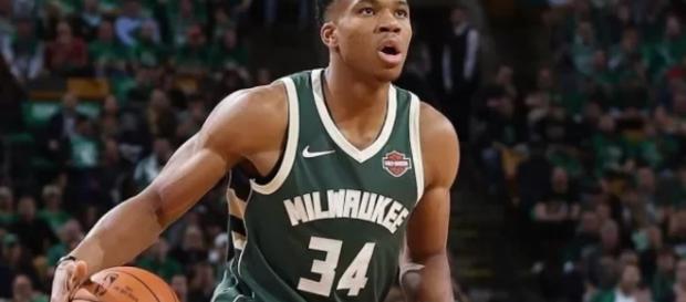 Antetokounmpo dominated his game against the Celtics - (Image Cr: NBA Conference/YouTube) Antetokounmpo dominated his game against the Celtics - (Image Cr: NBA Conference/YouTube)
