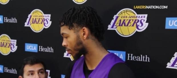 Los Angeles Lakers forward Brandon Ingram. (Image Credit: @LakersNation/YouTube) Los Angeles Lakers forward Brandon Ingram. (Image Credit: @LakersNation/YouTube)