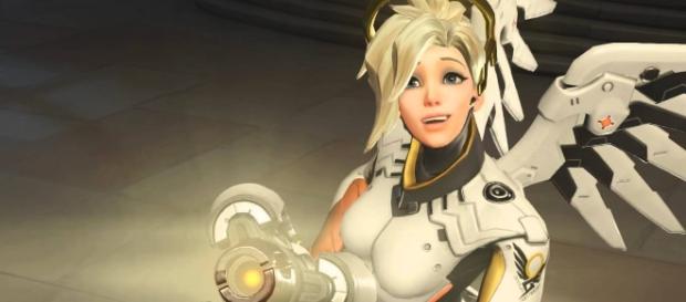 'Overwatch' hero Mercy. (image credit: Overwatch/YouTube) 'Overwatch' hero Mercy. (image credit: Overwatch/YouTube)