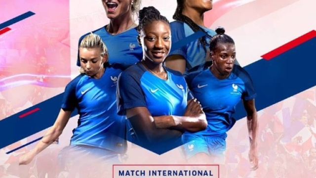 Affiche France-Angleterre Football Féminin © FFF