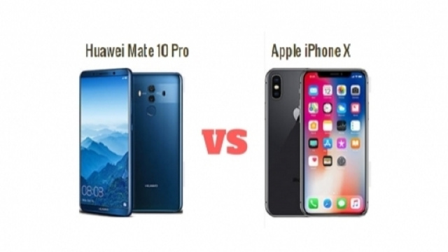 Huawei Mate 10 Pro e Apple iPhone X a confronto