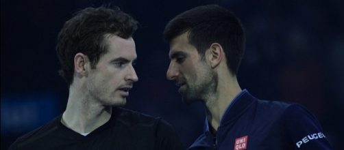 Andy Murray and Novak Djokovic at the 2016 ATP World Tour Finals. [Image Credit: Marianne Bevis, Flickr -- CC BY-ND 2.0]