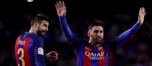 Gerard Pique did something very clever for Lionel Messi's free ... - givemesport.com
