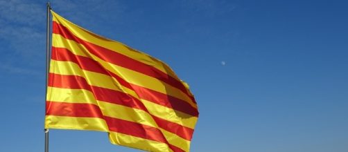 La bandiera della regione Catalogna