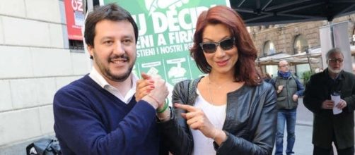 Matteo Salvini insieme ad Efe Bal