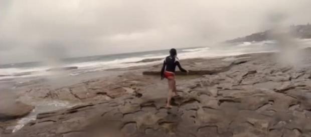 A reação dele foi enorme. O vídeo mostra um rapaz e sua namorada indo à praia em Sydney, na Austrália. A reação dele foi enorme. O vídeo mostra um rapaz e sua namorada indo à praia em Sydney, na Austrália.
