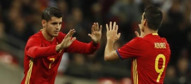 Aduriz cubre la baja de Morata en la delantera roja Aduriz cubre la baja de Morata en la delantera roja