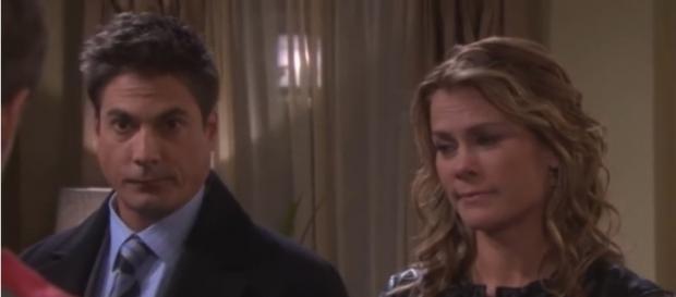 'Days of our Lives' Sami and Lucas. (Image via YouTube screengrab/NBC) 'Days of our Lives' Sami and Lucas. (Image via YouTube screengrab/NBC)