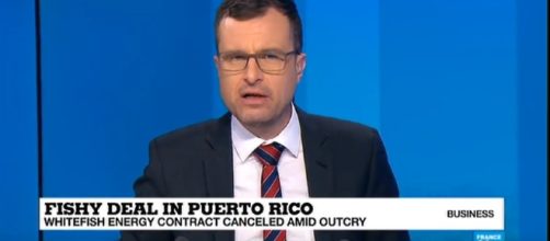 Puerto Rico cancels Whitefish Energy power contract amid uproar - Image credit FRANCE 24 English | YouTube