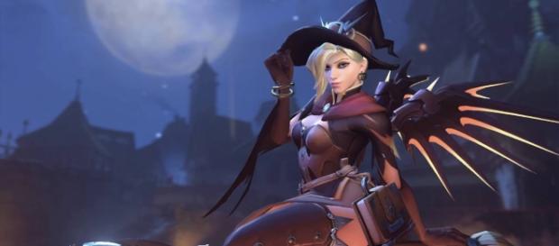 'Overwatch' hero Mercy stars as the villain in the latest comic. (image source: GodDani/YouTube) 'Overwatch' hero Mercy stars as the villain in the latest comic. (image source: GodDani/YouTube)