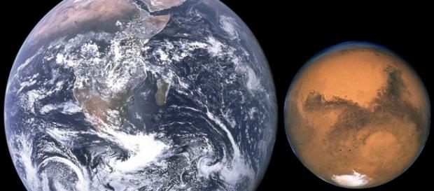 Size comparison of Earth and Mars Credit/ Wikimedia Commons / NASA Size comparison of Earth and Mars Credit/ Wikimedia Commons / NASA