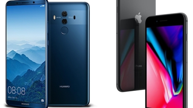 Mate 10 Pro e iPhone 8 Plus a confronto