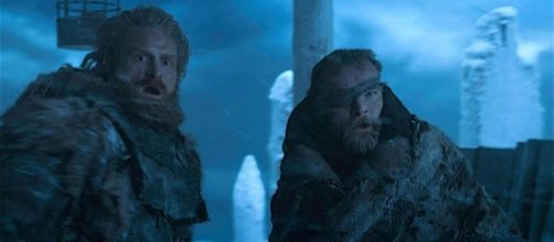 Kristofer Hivju (Tormund) e Richard Dormer (Beric Dondarrion) nel finale della settima stagione di Game of Thrones