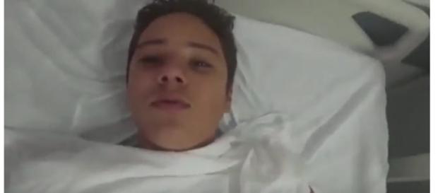 Vítimas seguem internadas no hospital (Foto: Captura de vídeo) Vítimas seguem internadas no hospital (Foto: Captura de vídeo)
