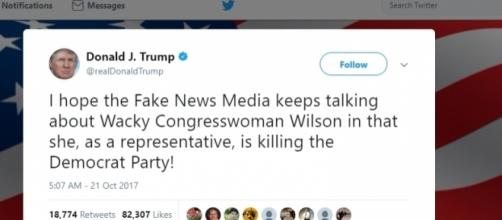 Donald Trump continues hateful tweets. Twiiter.com.