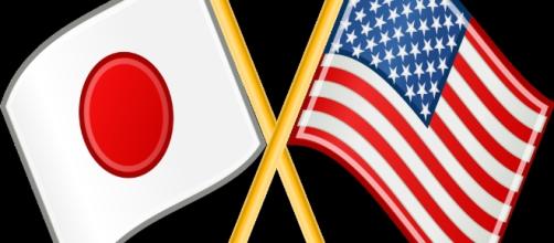 Japan and USA flags by Japan by Vinicius Depizzol; US by User:DzWiki; modified by user:akaniji/Wikimedia Commons